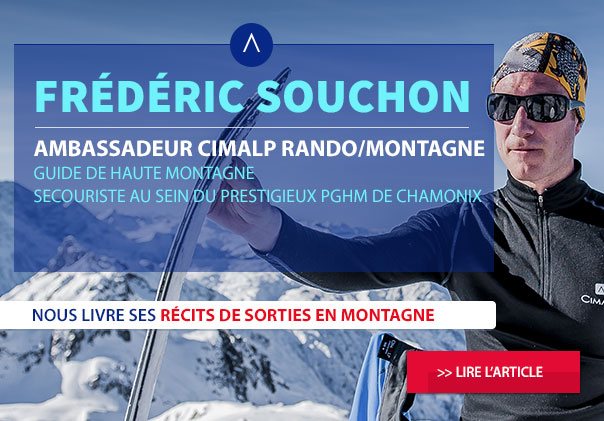 Frédéric Souchon nous livre ses récits de sorties en Montagne