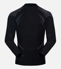 Base layer termico senza cuciture in bambù - Uomo - STRATEGIC TOP 5 H nero / grigio - packshot