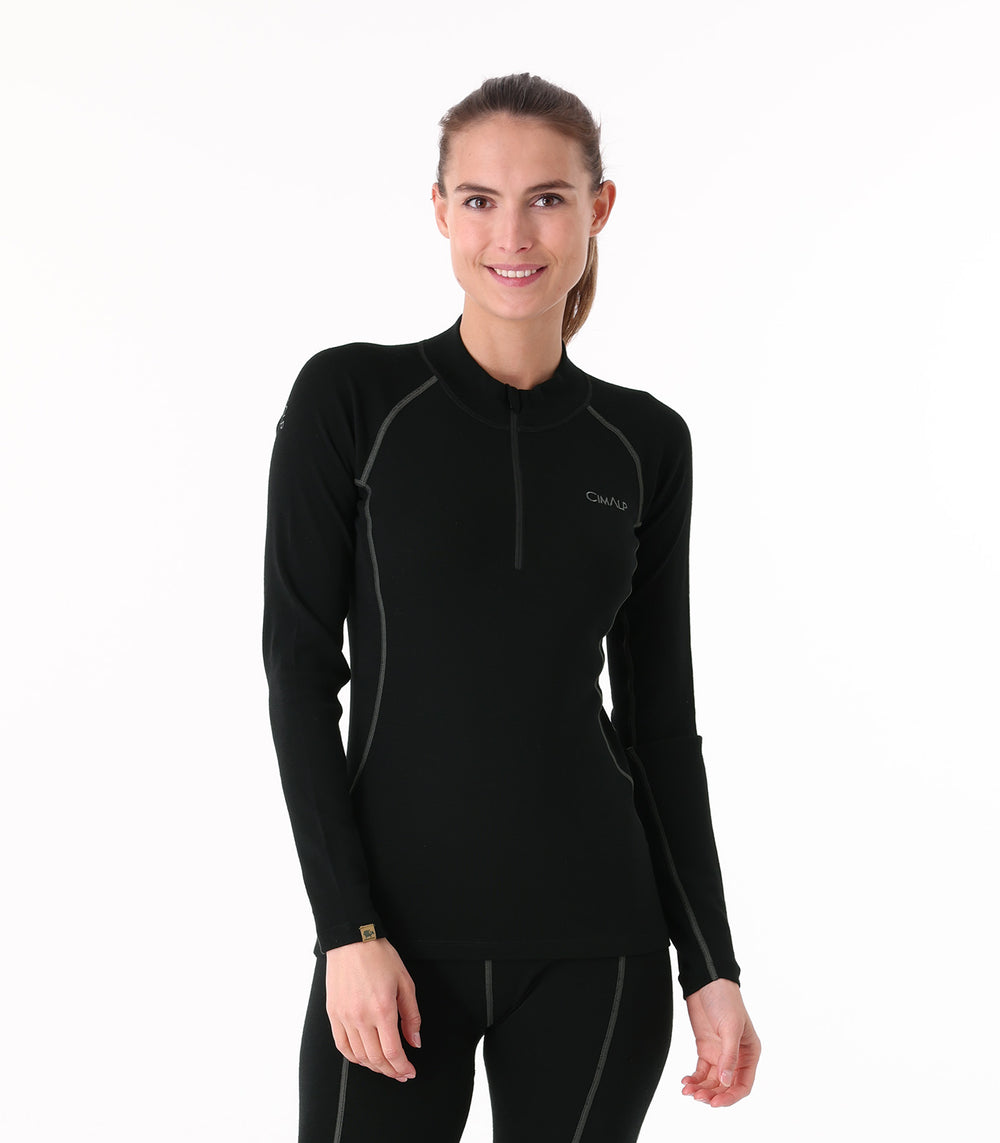 Vêtements grand froid Femme WOOL ZIP 240 F