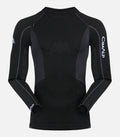 Seamless CimaTherm® base layer - Men - SEAMLESS TOP H Black - packshot