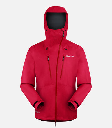 Giacca impermeabile e leggera - Uomo - ADVANCED 5 H rosso - foto prodotto