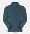 Sweat polaire 1/2 zippé chaud THERMOPOLAR® - Homme - ADELIE 5 H Bleu canard - packshot