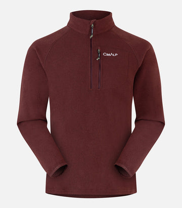Felpa in pile caldo con mezza zip THERMOPOLAR® da uomo - ADELIE 5 H ruggine - foto prodotto