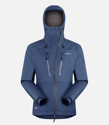 Lightweight waterproof jacket - Women - ADVANCED 4 F Midnight blue - packshot