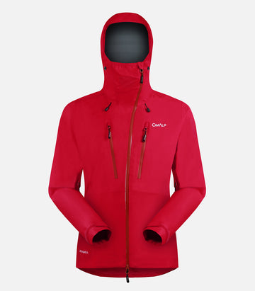Lightweight waterproof jacket - Women - ADVANCED 4 F Red - packshot