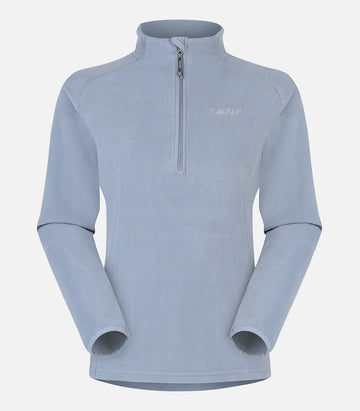 Warm THERMOPOLAR® half-zip fleece sweatshirt - Women - ALASKA 5 F Blue Grey - packshot