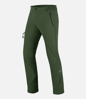 Pantalón de montaña versátil y elástico - Hombre - ALBARON H verde oscuro - foto de producto