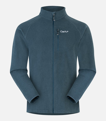 Giacca in pile caldo con zip THERMOPOLAR® 200 - Uomo - ARTIC 5 H blu petrolio - foto prodotto