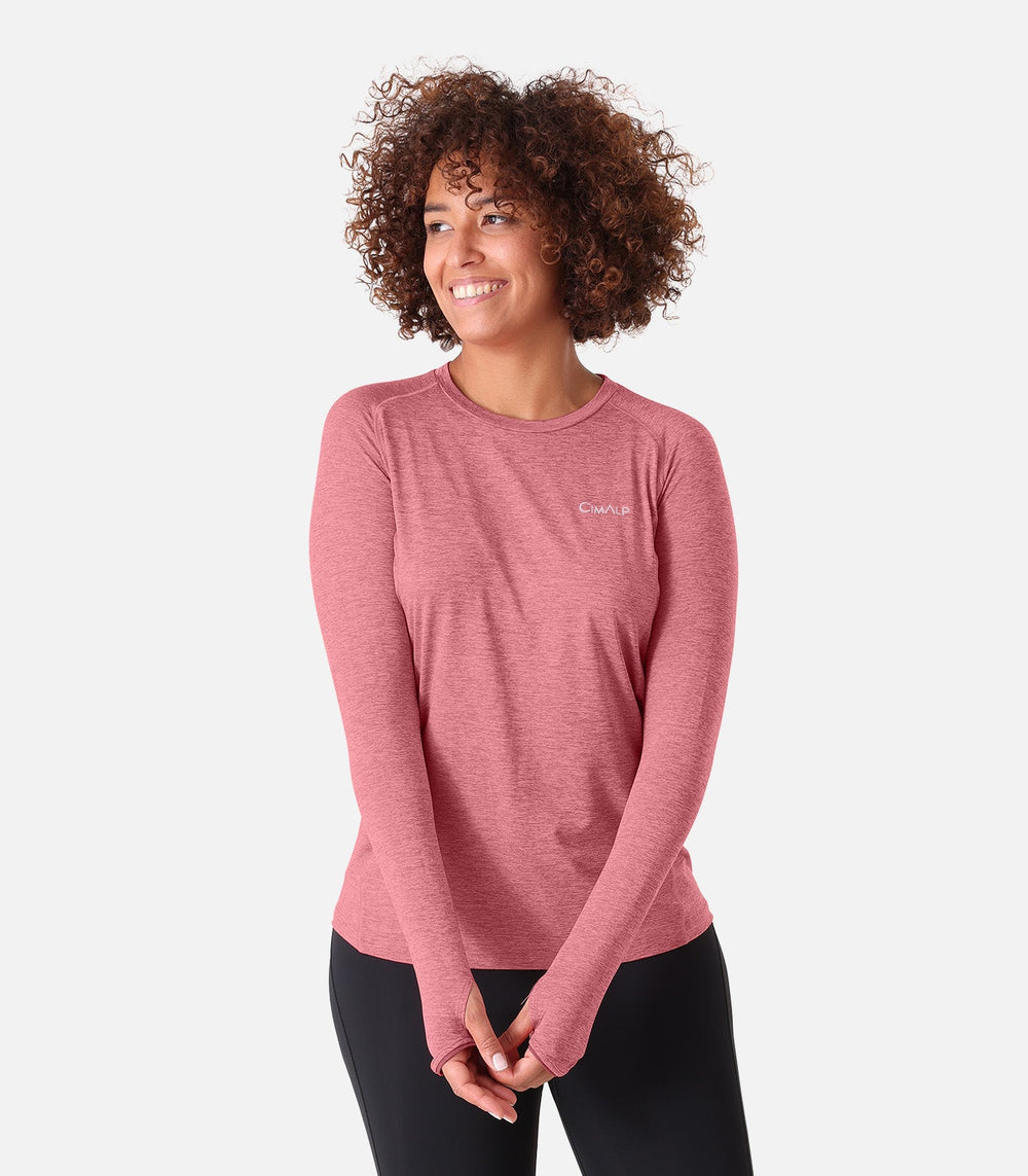 T.Shirt todos los deportes de montaña Mujer HUEZ F