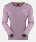 T-shirt in lana merino a maniche lunghe - Donna - ASPRES 4 F lilla - foto prodotto