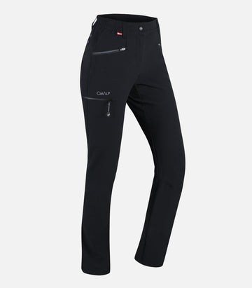 Pantalón de montaña versátil y elástico para mujer - BALMAZ F negro - foto de producto