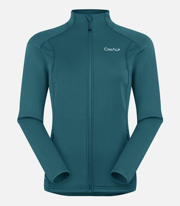 Polar técnico cálido y elástico - Mujer - BISANNE F azul petróleo - foto de producto