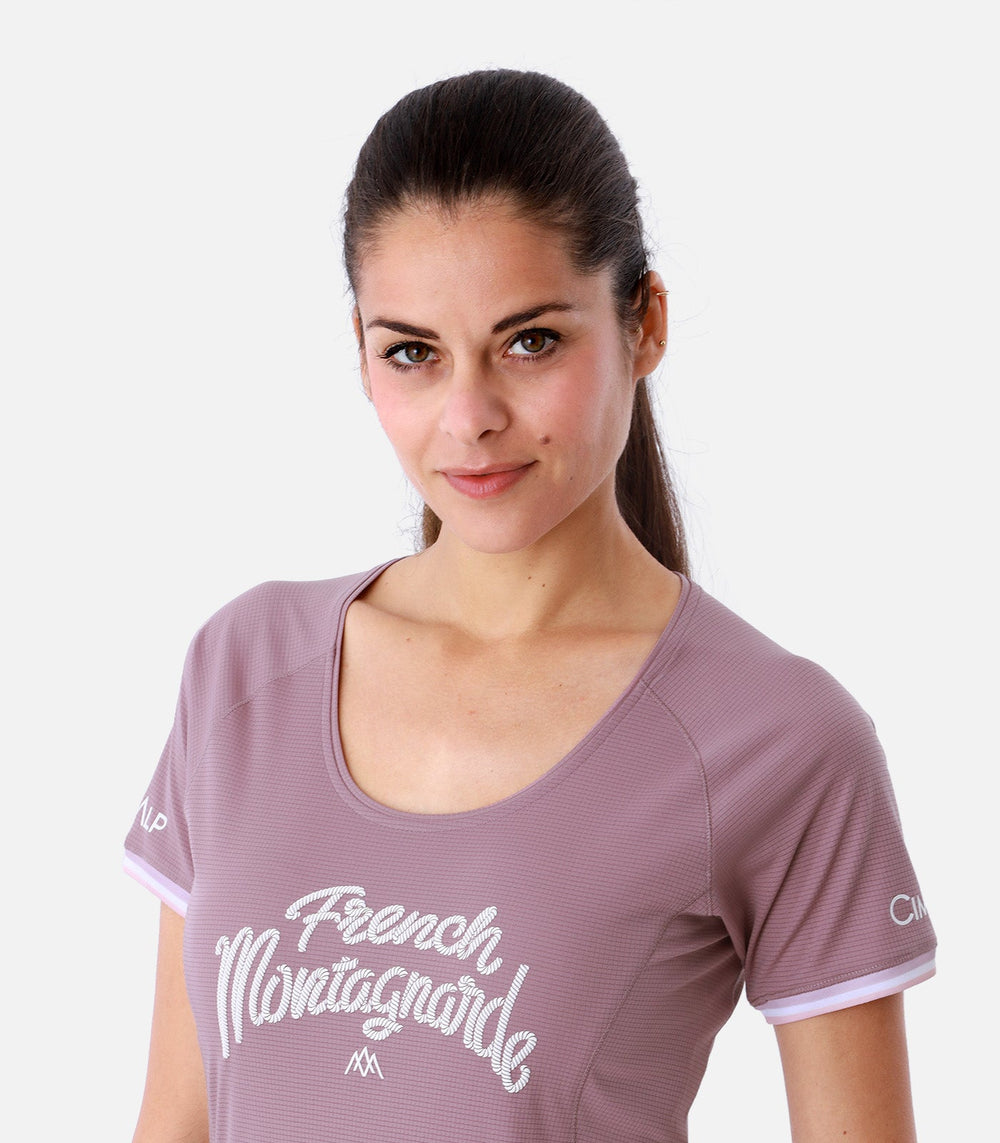 Trail running T-shirt Women LA FRANCAISE