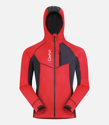 Giacca termica elasticizzata e traspirante - Trail - Uomo - BLIZZARD 5 H rosso - foto prodotto