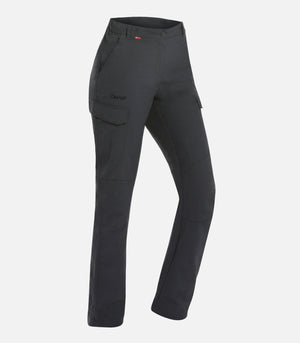 Pantalon de Trekking léger - Femme - CARLITA 2 F Anthracite - packshot
