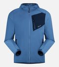 Giacca antivento ed elasticizzata - Uomo - CEDERO 3 H blu / grigio - foto prodotto
