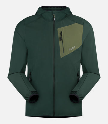 Windproof stretch jacket - Men's - CEDERO 3 H Khaki - product image