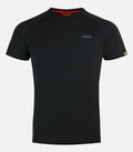T-shirt en laine mérinos manches courtes - Homme - CLAPIER 3 H Noir - packshot