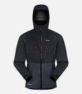 Veste de randonnée membrane respirante - Homme - COSMIQUES 2 H Noir - packshot