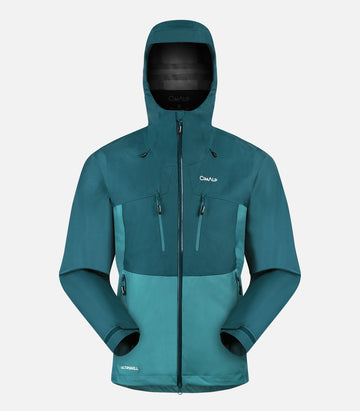Hiking jacket with breathable membrane - Men - COSMIQUES 2 H Teal - packshot