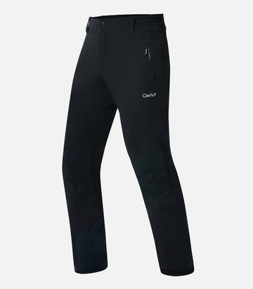 Stretch-Berghose mit Verstärkungen für Herren – EXPLORE KURZ 4 H, Schwarz – Produktfoto