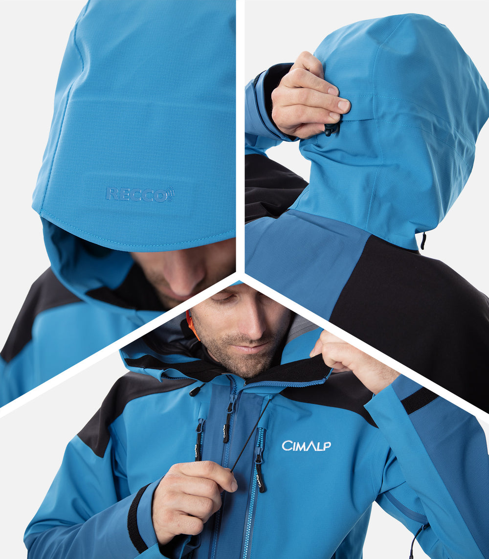 Wasserdichte Hardshell-Jacken Herren GUIDE PRO H