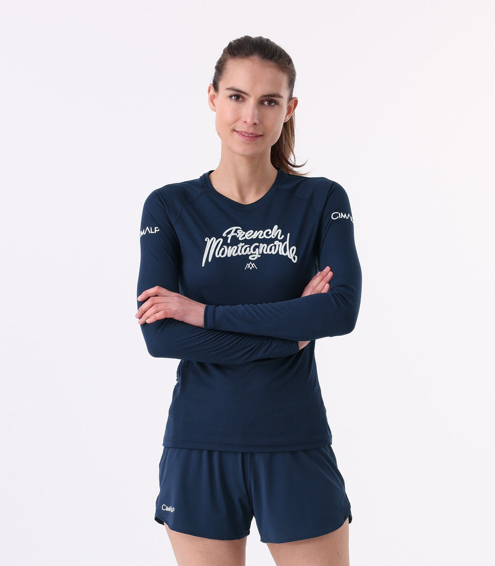 T.Shirt Trail Running Femme LA FRANCAISE LS 2 F