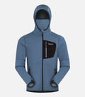 Veste polaire chaude et résistante - Homme - JORASSE 3 H Bleu gris - packshot