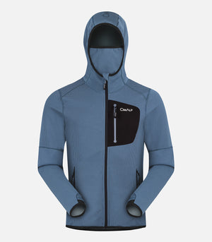Warme, strapazierfähige Fleecejacke – Herren – JORASSE 3 H Blaugrau – Produktfoto