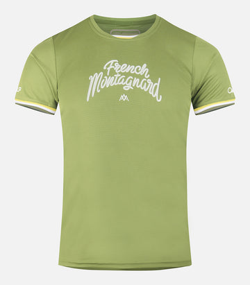 Packable CimaFresh technical T-shirt - Men - THE FRENCH MOUNTAINEER 2 H Olive Green - product image