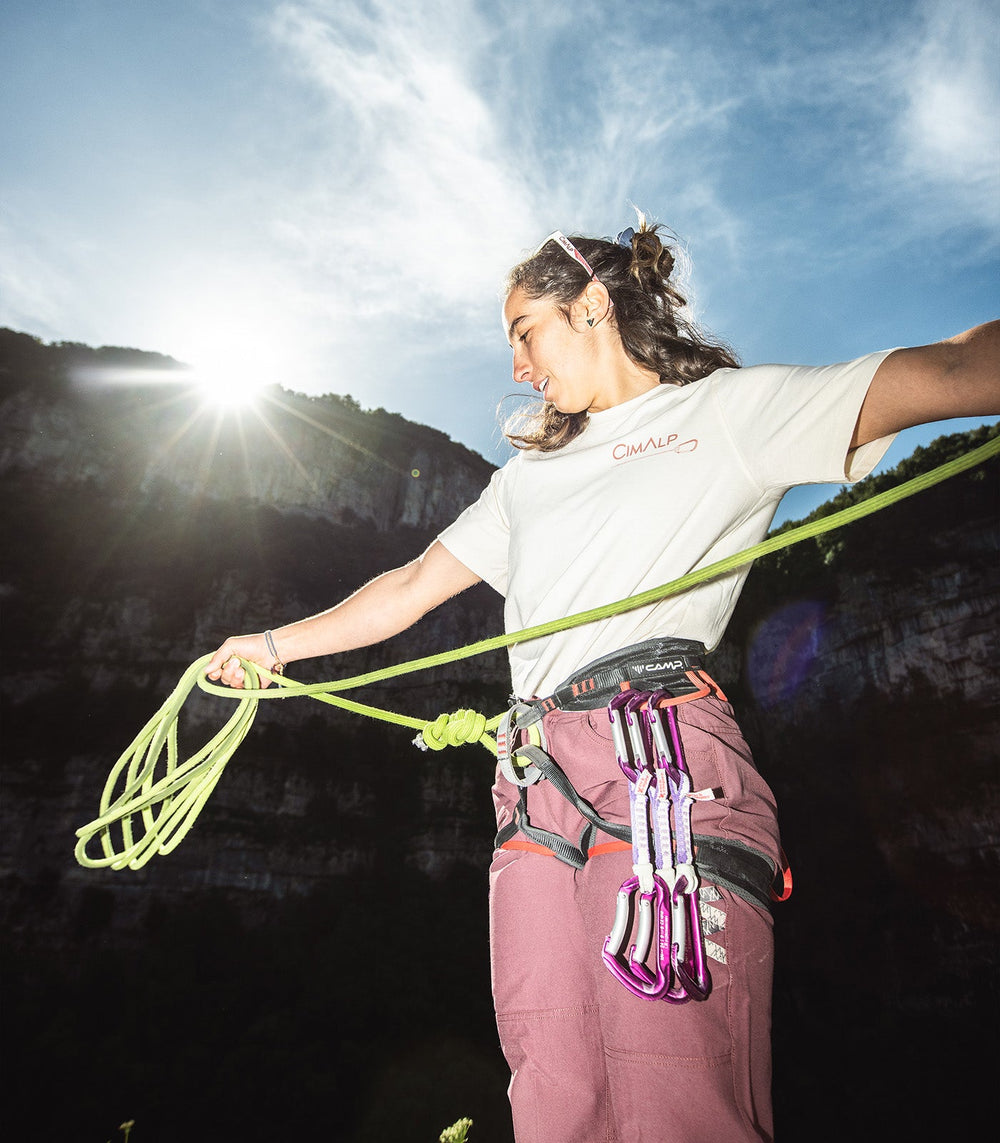 T.Shirt tutti gli sport di montagna Donna ROPE F
