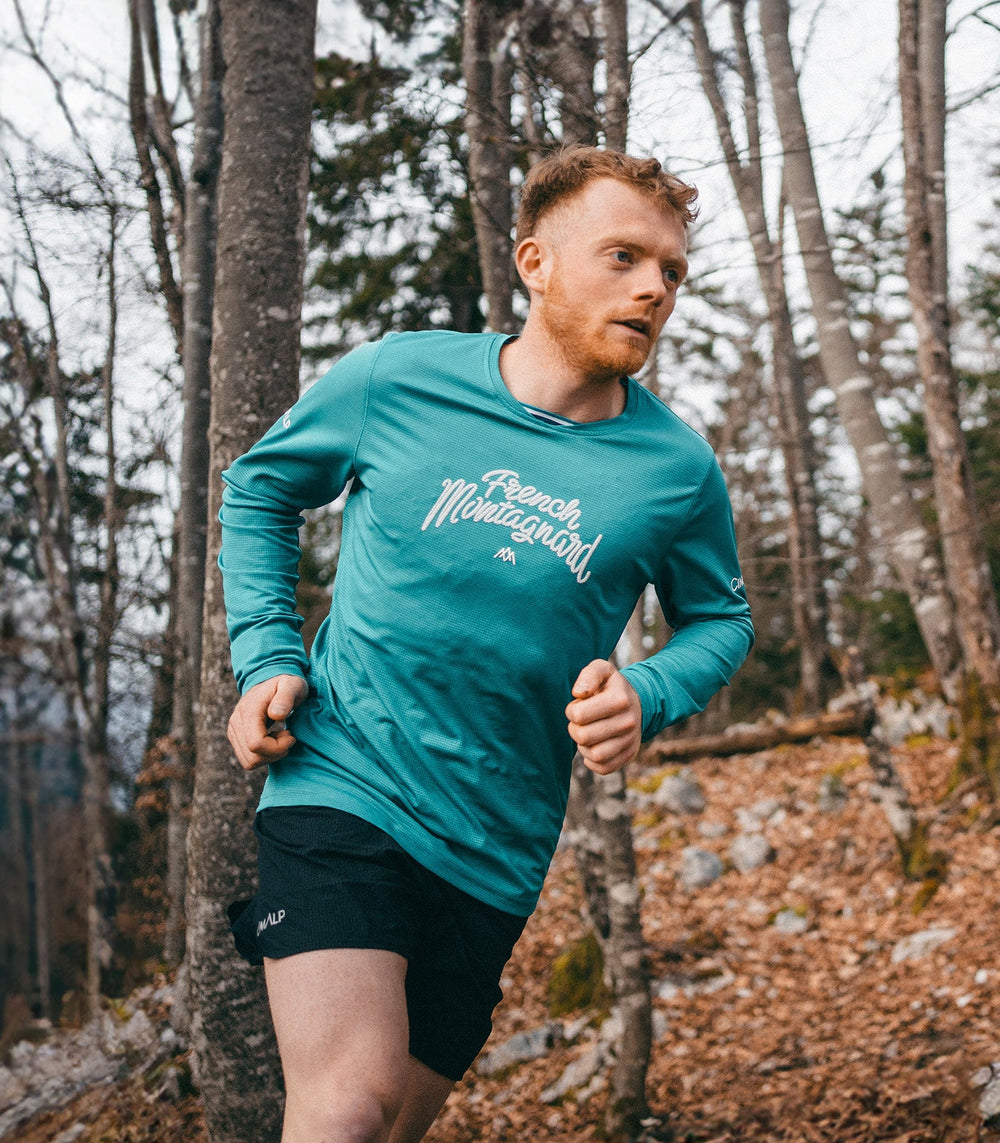 T.Shirt Trail Running Homme LE FRENCH MONTAGNARD LS H