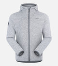 Warm hooded THERMOPOLAR® fleece jacket - Men - VERCORS 4 H Grey - packshot