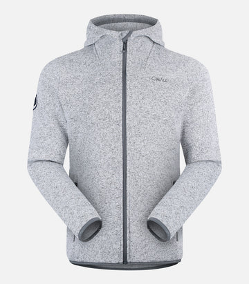 Chaqueta polar cálida con capucha THERMOPOLAR® - Hombre - VERCORS 4 H gris - foto de producto