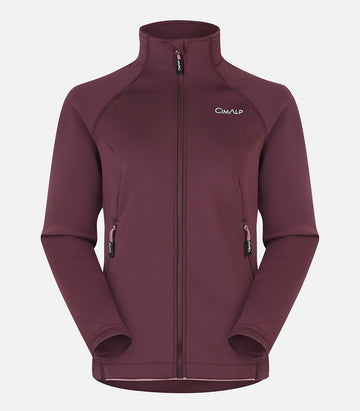 Giacca in pile caldo CIMATHERM® STRETCH - Donna - WARMIT 5 F Color fico - foto prodotto