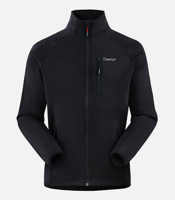 Chaqueta polar cálida de CIMATHERM® STRETCH - Hombre - WARMIT 6 H negro - foto de producto