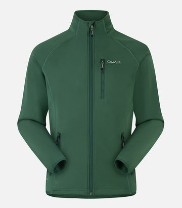 Chaqueta polar cálida de CIMATHERM® STRETCH - Hombre - WARMIT 6 H verde abeto - foto de producto