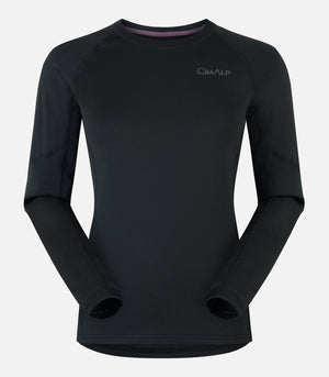 Base layer termico CimaWarm® - Donna - X-WARM TOP 5 F nero - packshot