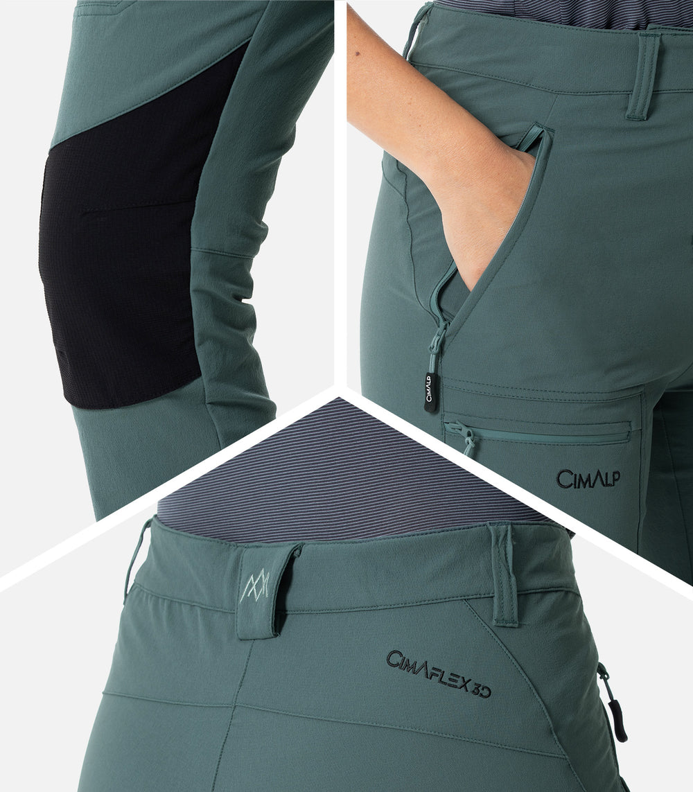 Women's hiking trousers Women EXPLORE 4 F