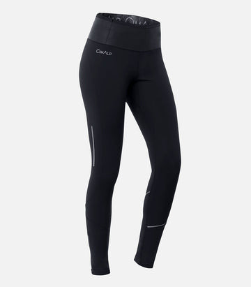 Trail running tights with multiple pockets - Women - MUNHOA 2 F Black - product photo
