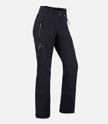 Pantalon imperméable version jambes courtes - Femme - HOGGAR COURT 3 F Noir - packshot