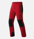 Pantaloni da montagna elasticizzati con rinforzi - Uomo - LAOS 6 H rosso - foto del prodotto