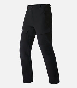 Pantaloni da montagna elasticizzati con rinforzi - Uomo - LAOS 6 H nero - foto del prodotto