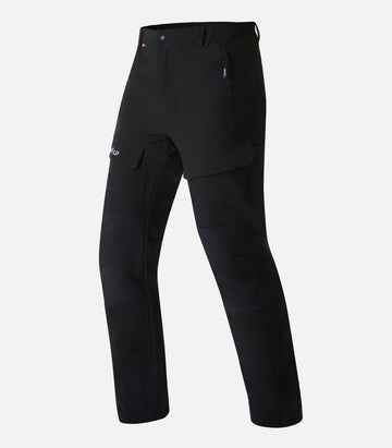 Stretch mountain trousers with reinforcements - Men - LAOS 6 H Black - product image
