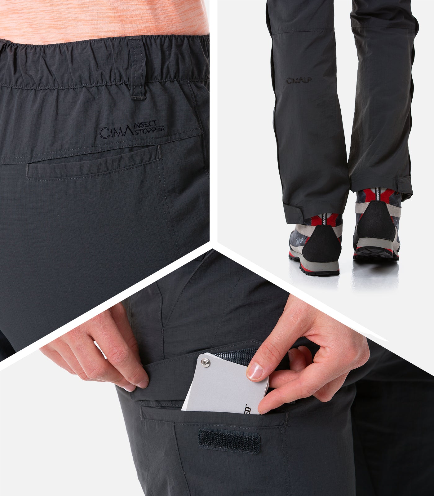 Pantalones de senderismo mujer Mujer JOHANNESBOURG COURT 3 F