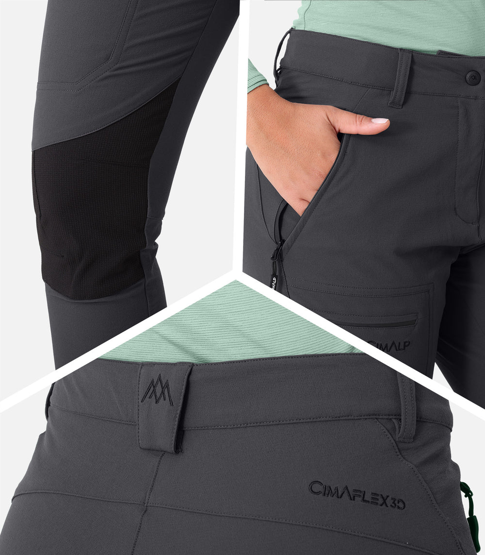 Women's hiking trousers Women EXPLORE 4 F