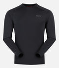 T-shirt chaud et respirant à manches longues - Homme - ALBAN H Noir - packshot