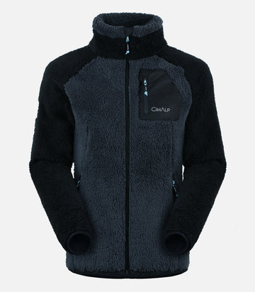 Chaqueta polar cálida de pelo largo - Mujer - VIVAC 2 F negro - foto de producto