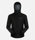 Hiking jacket with waterproof membrane - Women - CASCADE F Black - product photo