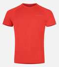 T-shirt en laine mérinos manches courtes - Homme - CLAPIER 3 H Rouge - packshot